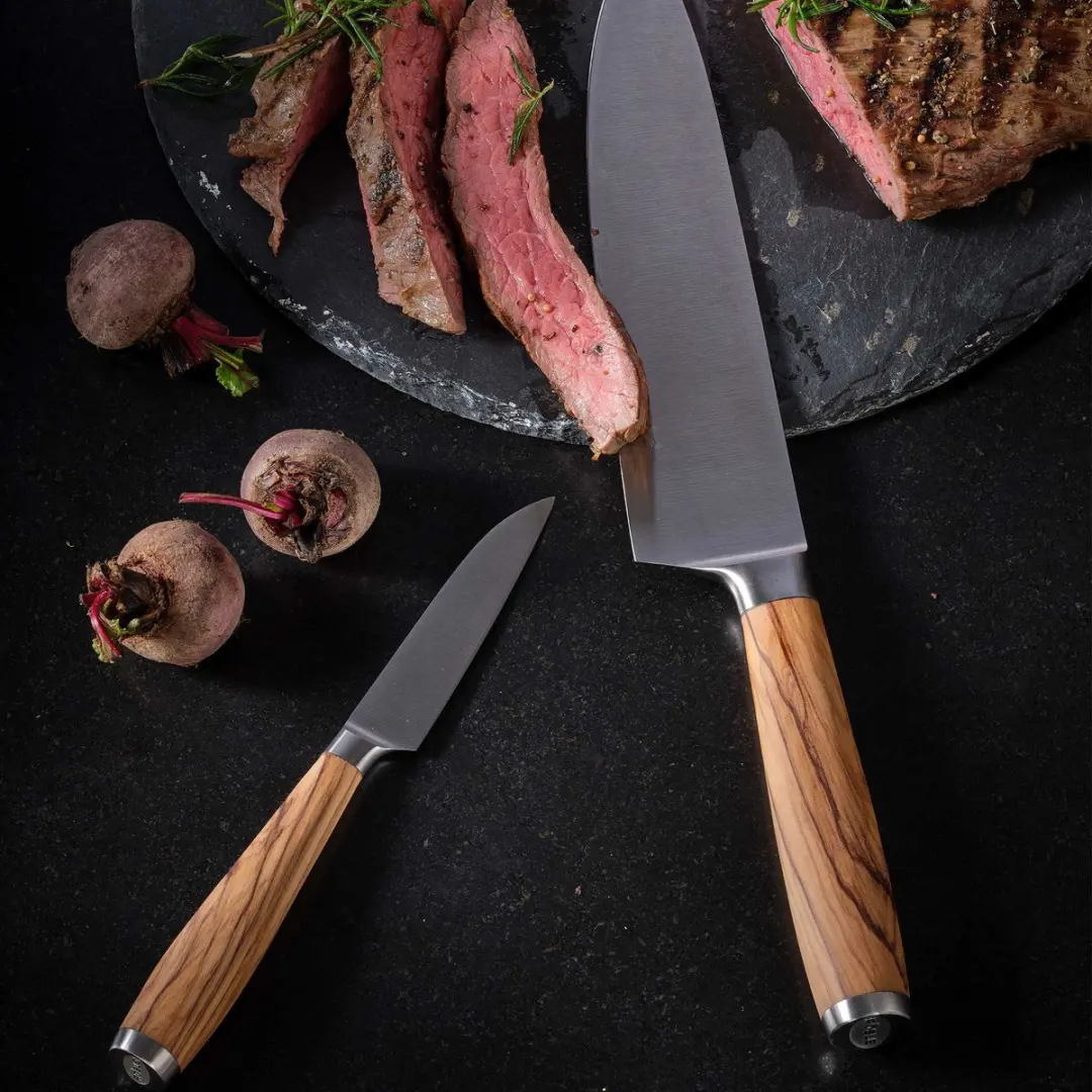 Rösle Artesano Groentemes 9cm - Olijfhout - afbeelding 6 van 6