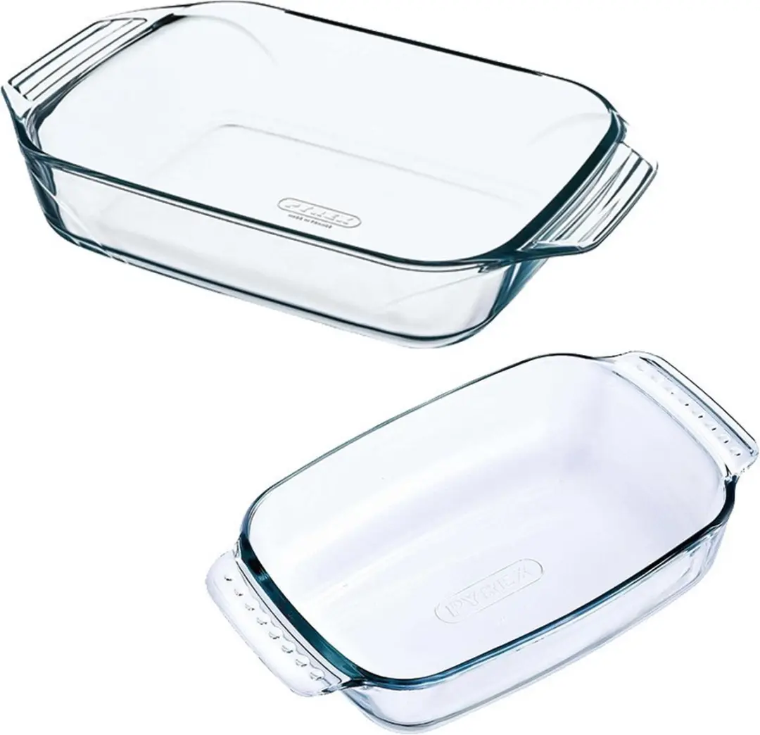 PYREX Glazen Ovenschalen Set 2 Stuks