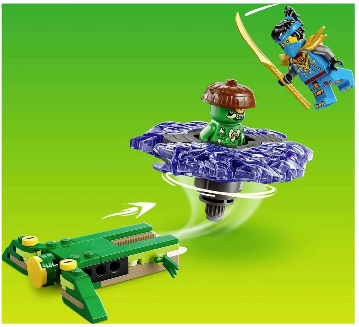 LEGO Ninjago Nya versus Mutatiemonsterspinner 71849 - 2 Minifiguren