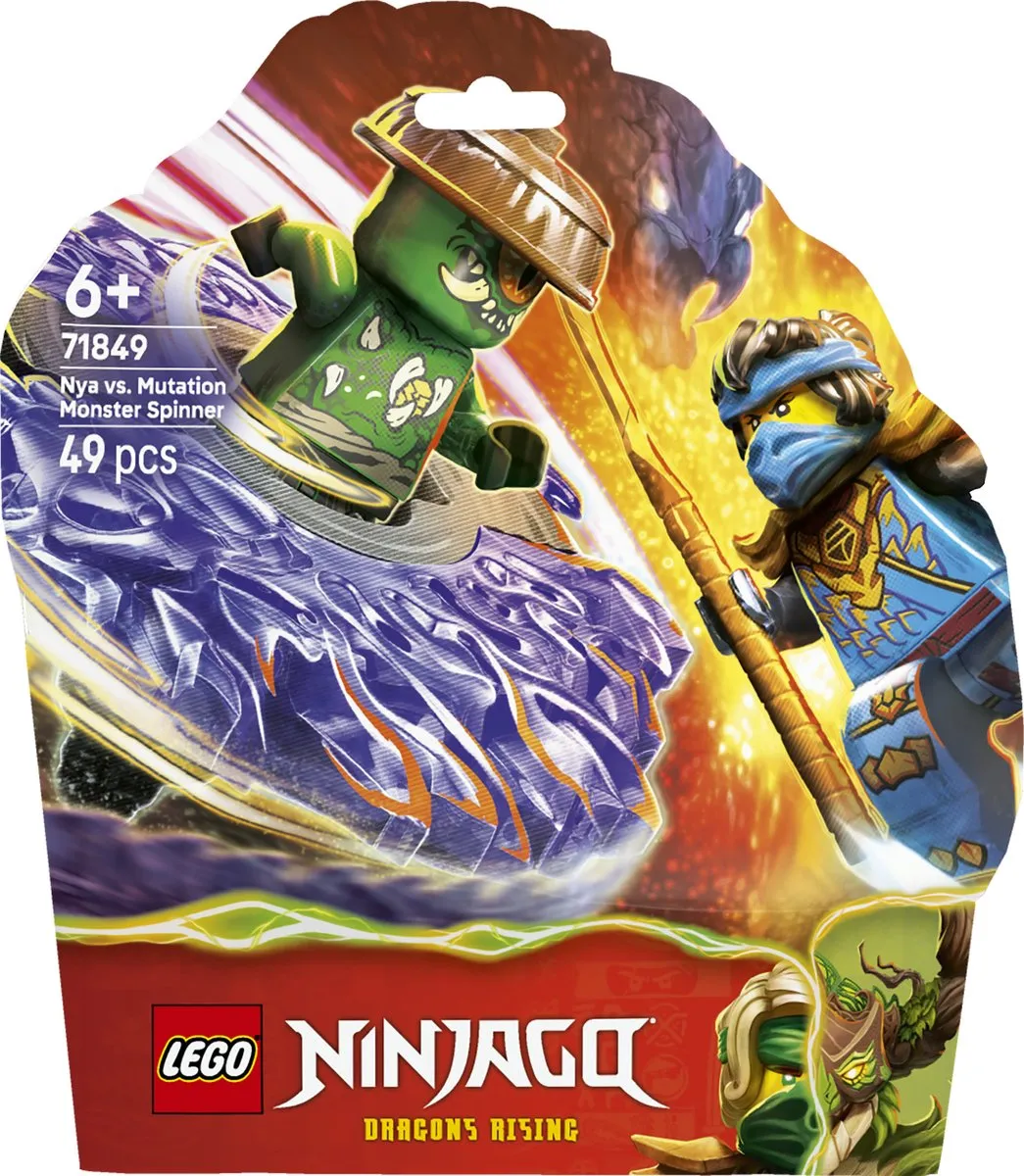LEGO Ninjago Nya versus Mutatiemonsterspinner 71849 - 2 Minifiguren