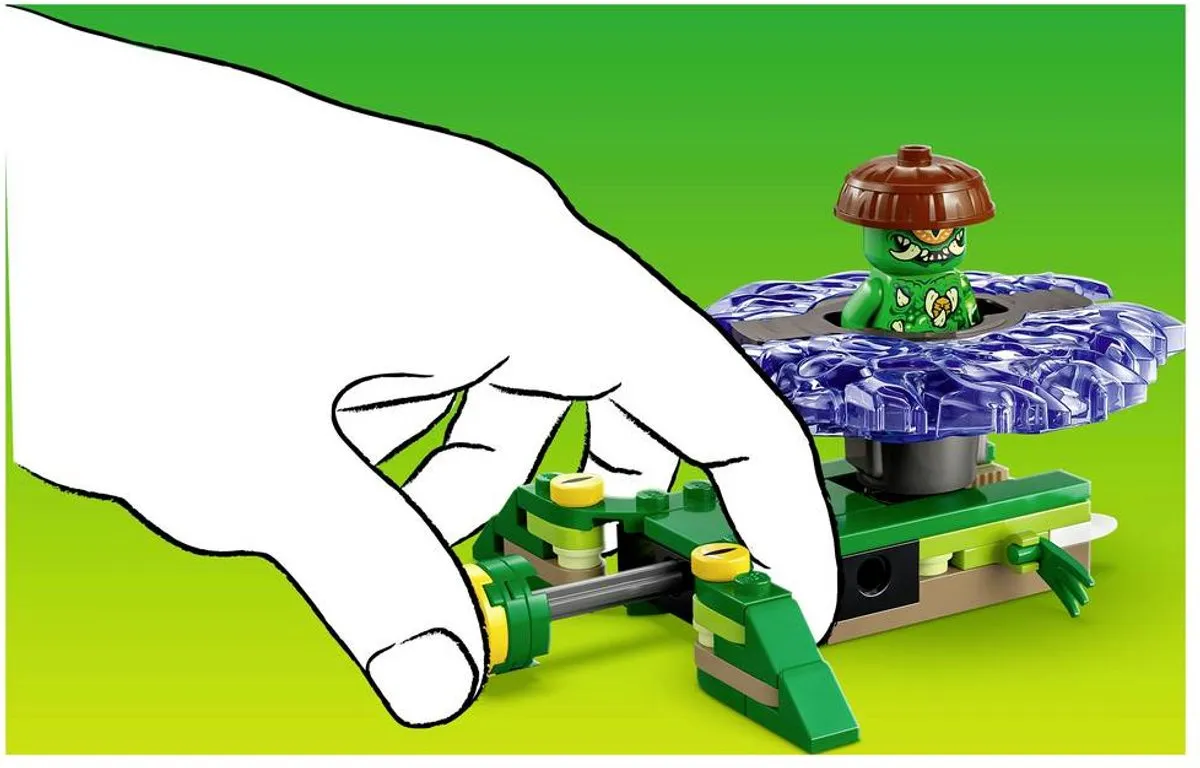LEGO Ninjago Nya versus Mutatiemonsterspinner 71849 - 2 Minifiguren - afbeelding 6 van 6