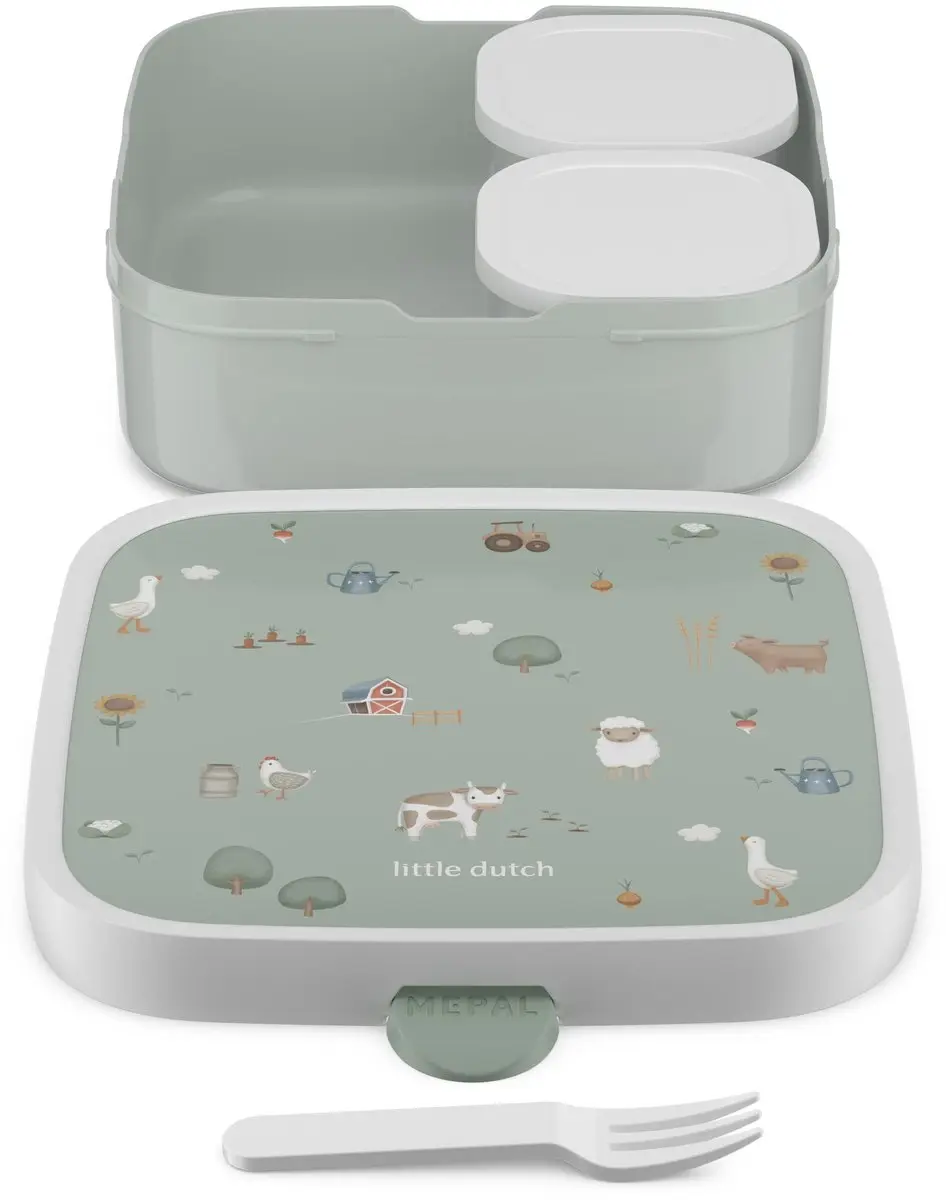 Mepal Bento Lunchbox Campus Little Dutch 1.25L - 3 Vakken
