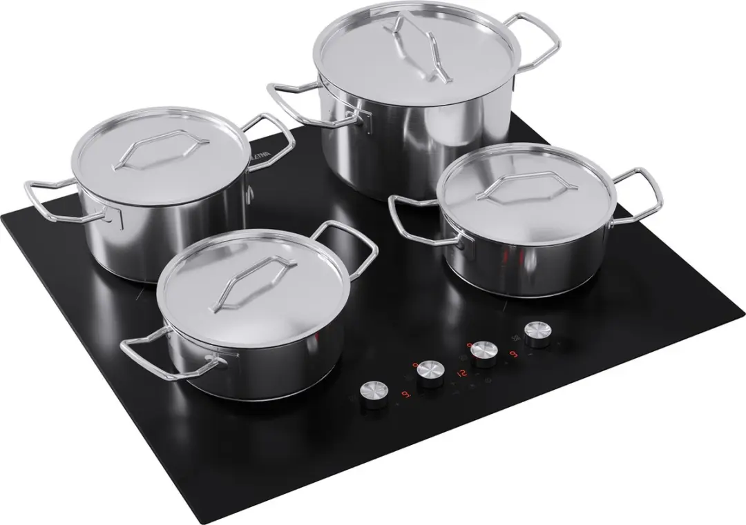 Etna KI560KZT Inductiekookplaat 4 Zones - 59cm - Zwart