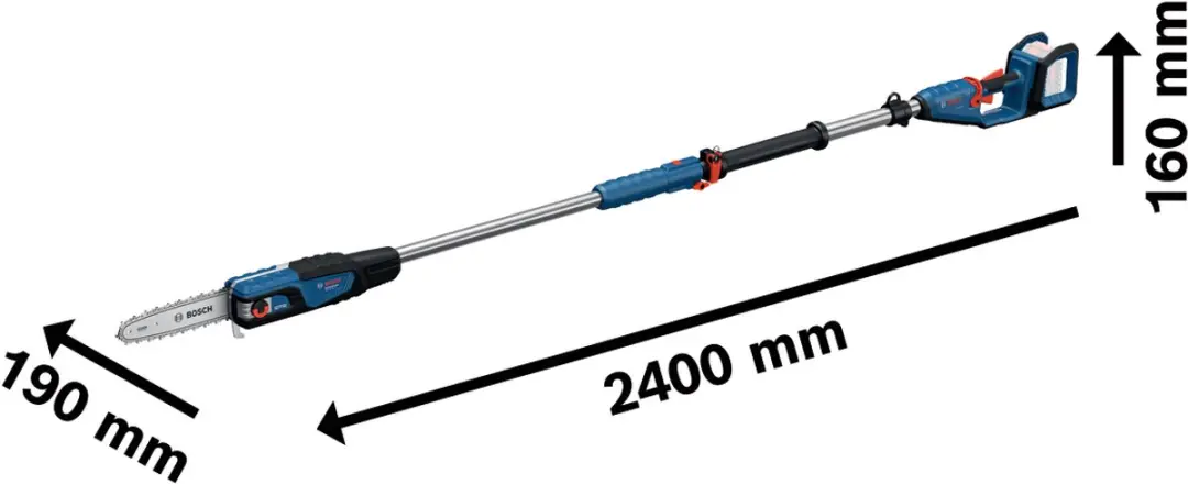 Bosch Professional GKE 18V-25 TP Accu Kettingzaag - Telescoopstang
