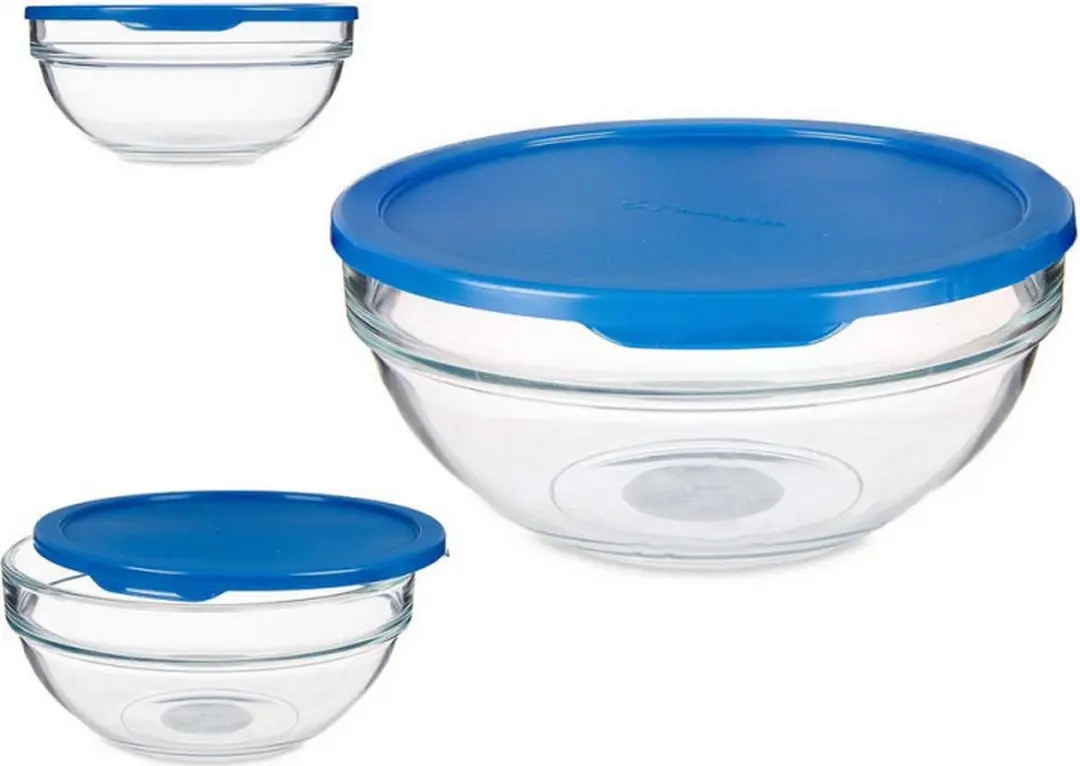 Pasabahce Ronde Lunchtrommel 1135ml - Blauw