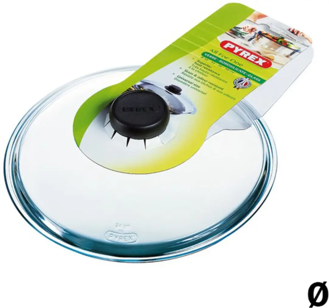 PYREX Classic Deksel Ø28cm - Borosilicaatglas - Transparant