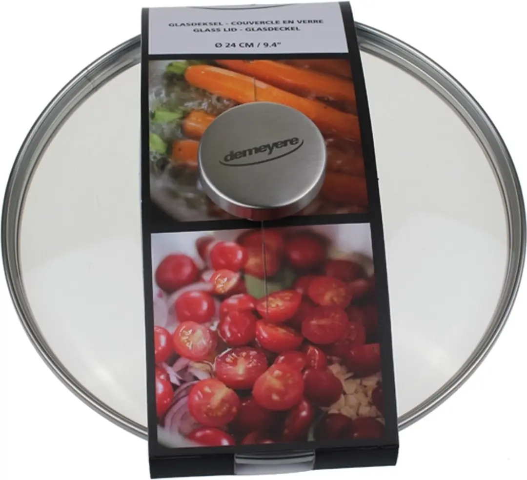 Demeyere Pandeksel 6524 - Ø24cm - Glas - Zilver