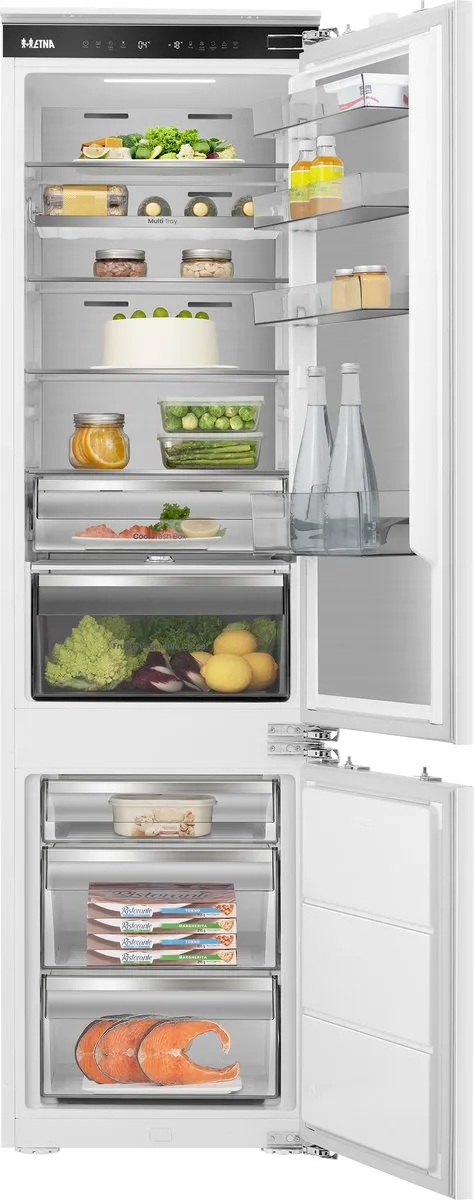 Etna KCD9194CNF Koel-vriescombinatie 284L - No Frost - 34dB