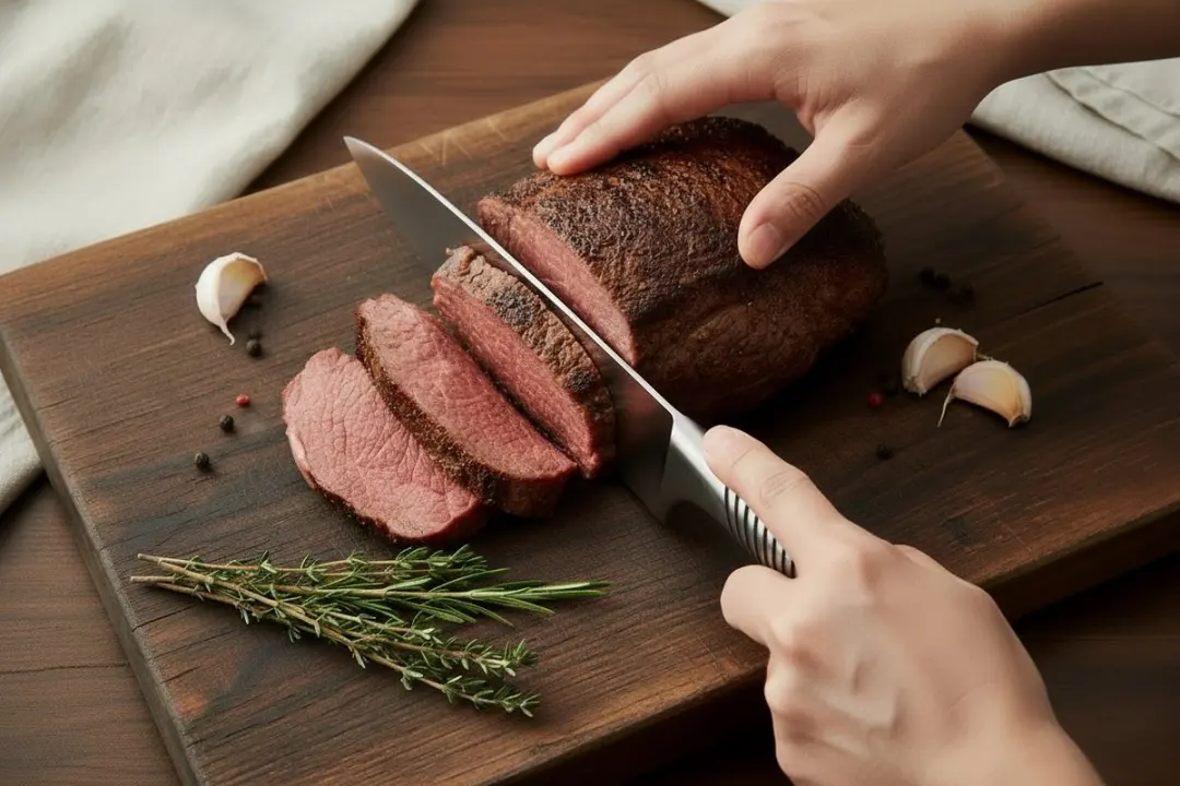 Cookinglife Chef’s Essential Koksmes 34cm - Zilver/Zwart
