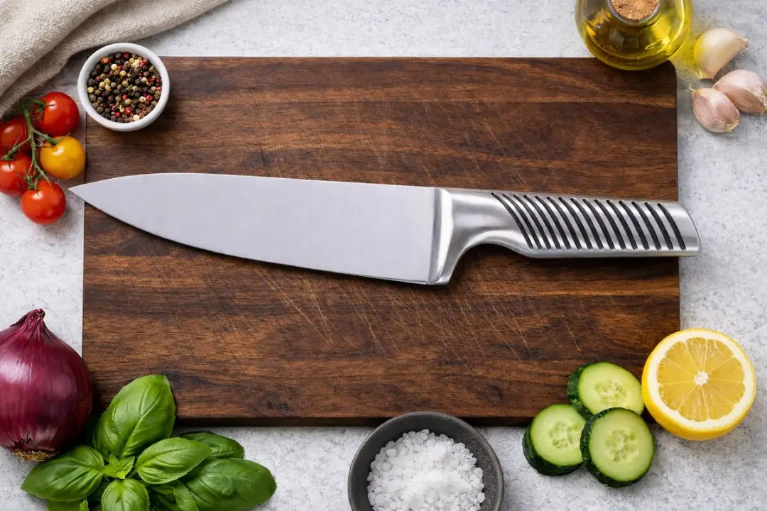Cookinglife Chef’s Essential Koksmes 34cm - Zilver/Zwart