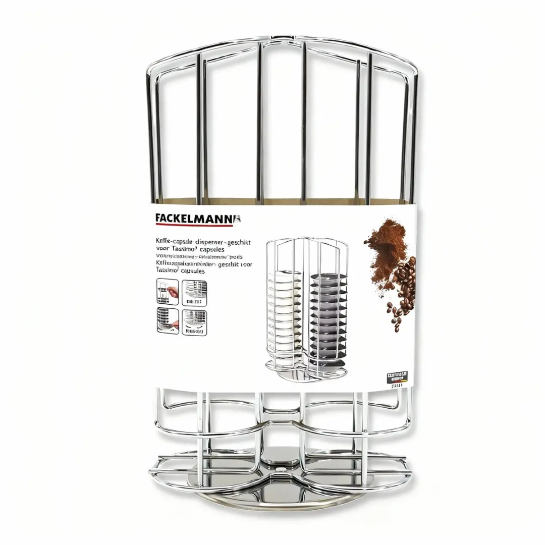 Fackelmann Tassimo Capsulehouder 42163 - 15 Stuks - Grijs