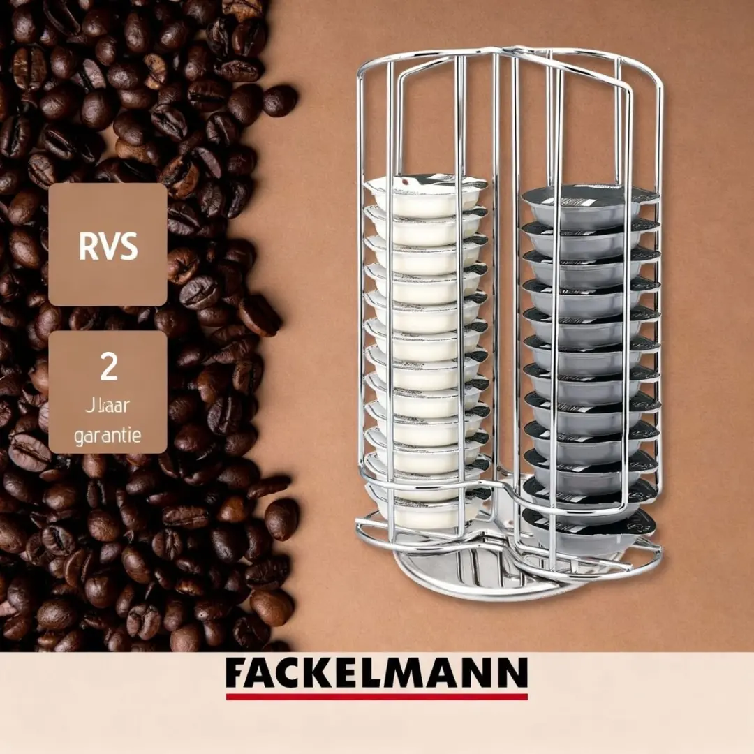 Fackelmann Tassimo Capsulehouder 42163 - 15 Stuks - Grijs