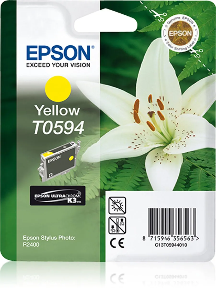 Epson T0594 Inktcartridge Geel - 13ml