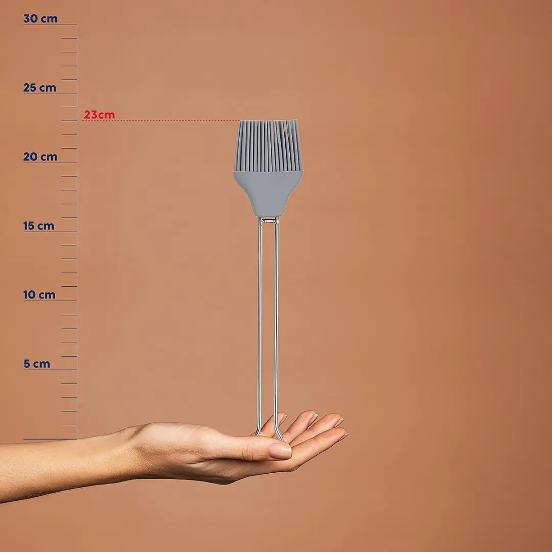 Kela Siliconen Bakkwast 23cm - Lichtgrijs