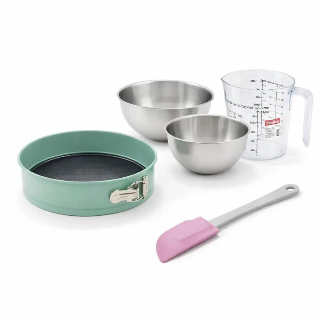 Zenker Bakkersset - Springvorm 25cm + 2 Mengkommen + Maatbeker