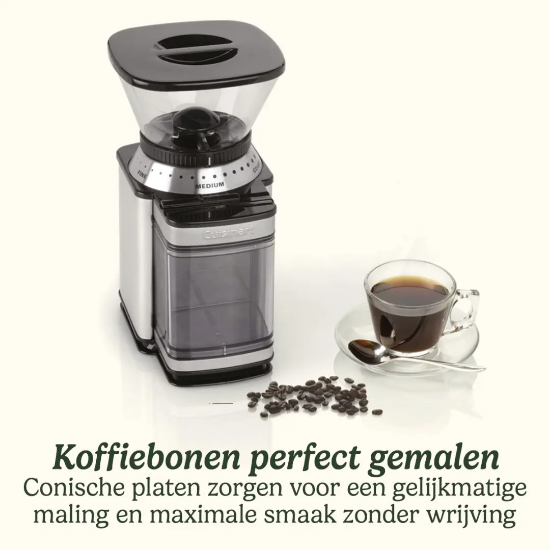 Cuisinart DBM8V2E Koffiemolen - 18 Maalstanden - Zwart