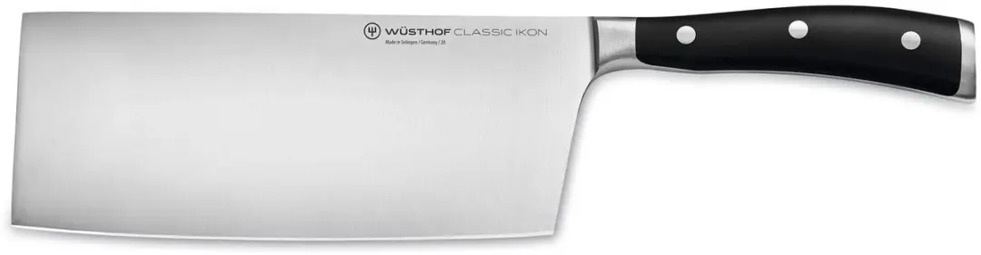 Wusthof Classic Ikon Chinees Koksmes 18cm - Zwart