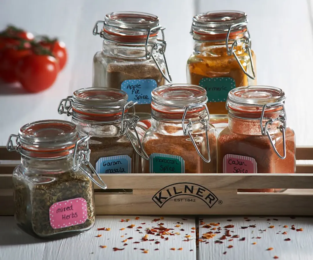 Kilner Vierkante Weckpot 70ml - Transparant - MPN 0025.460