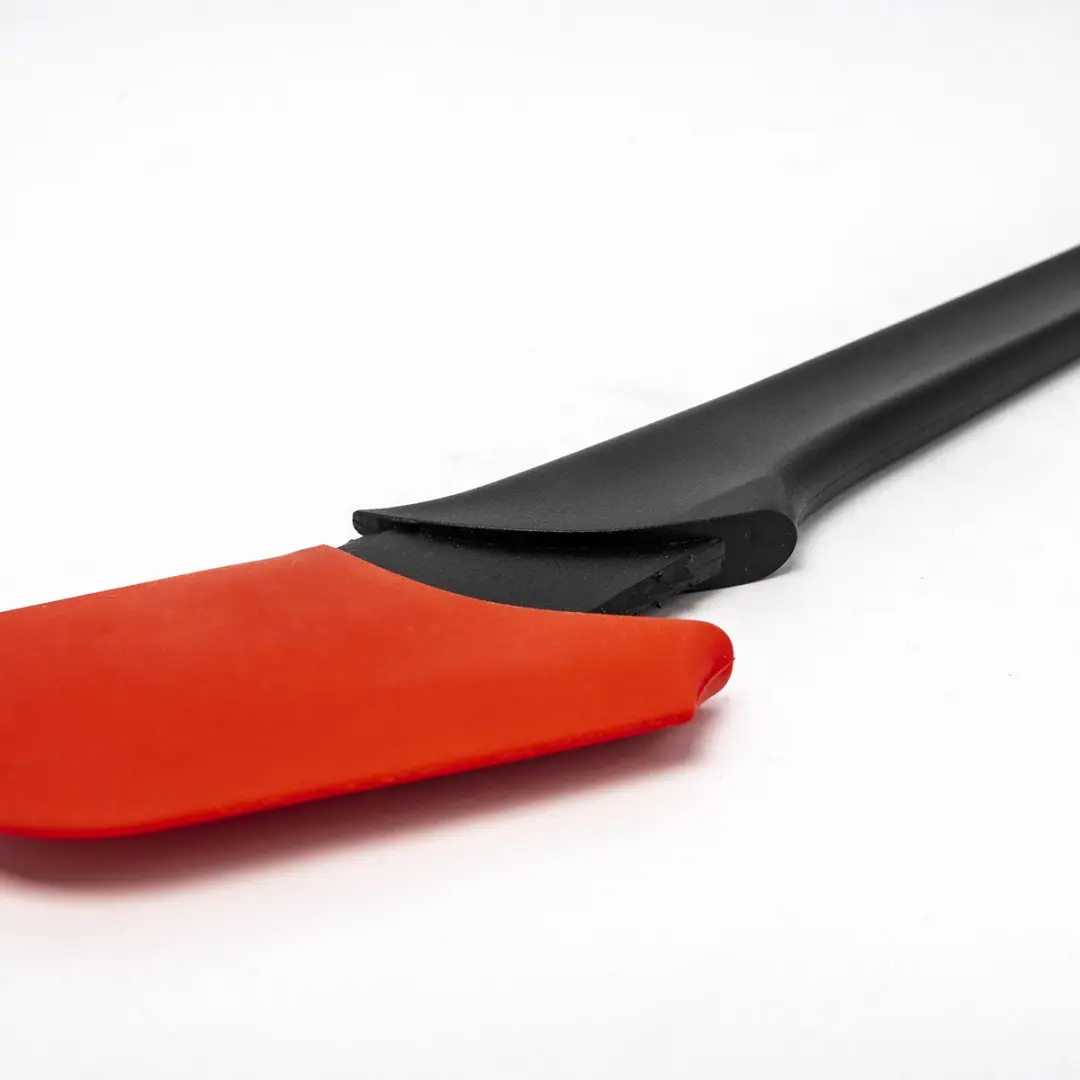 Westmark Kook- en Deegschraper Duo - Siliconen - Zwart/Rood