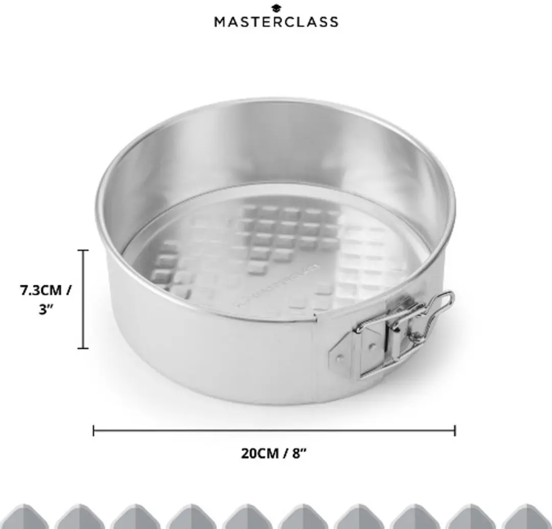 Masterclass Gerecycled Aluminium Springvorm 20cm - Zilver
