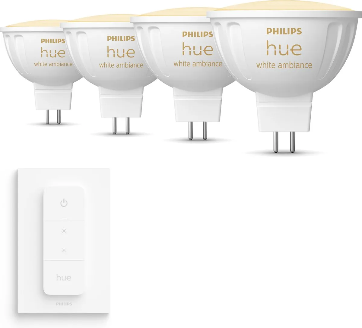 Philips Hue Voordeelpakket GU5.3 MR16 4x Spotjes