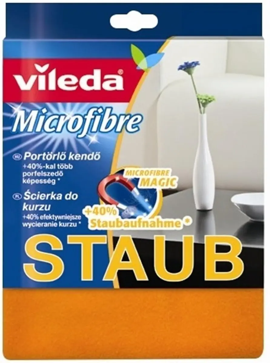 Vileda Staub Electrostatic Stofdoek 30x40cm - Oranje
