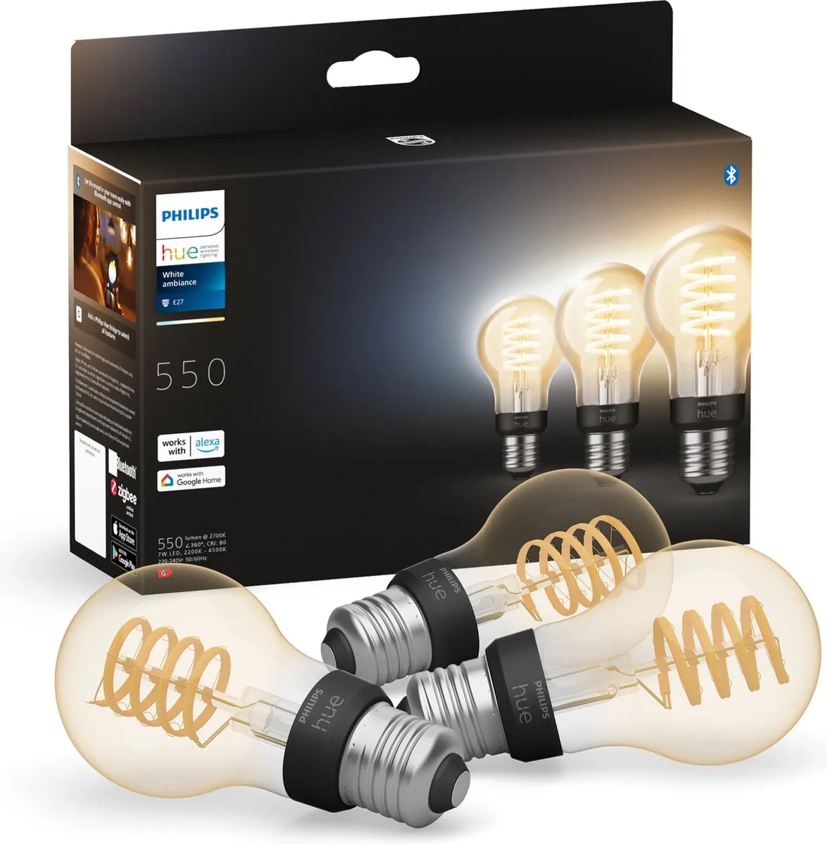 Philips Hue A60 E27 Filamentlamp
