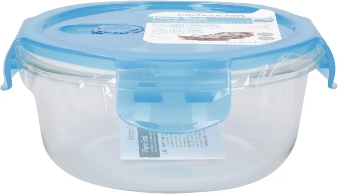 KitchenCraft Glas Voedselcontainer 0.6L - Transparant