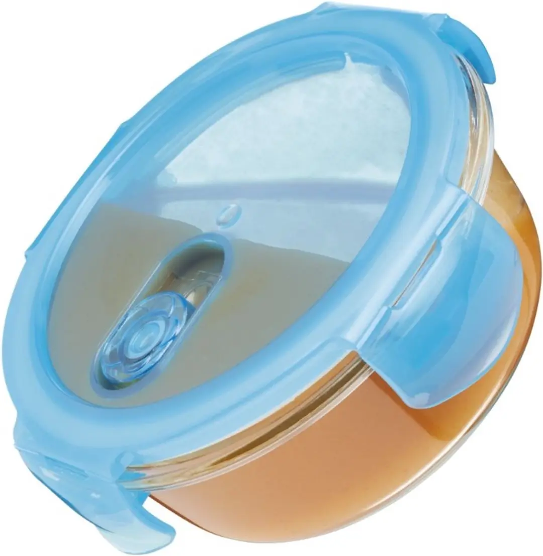 KitchenCraft Glas Voedselcontainer 0.6L - Transparant