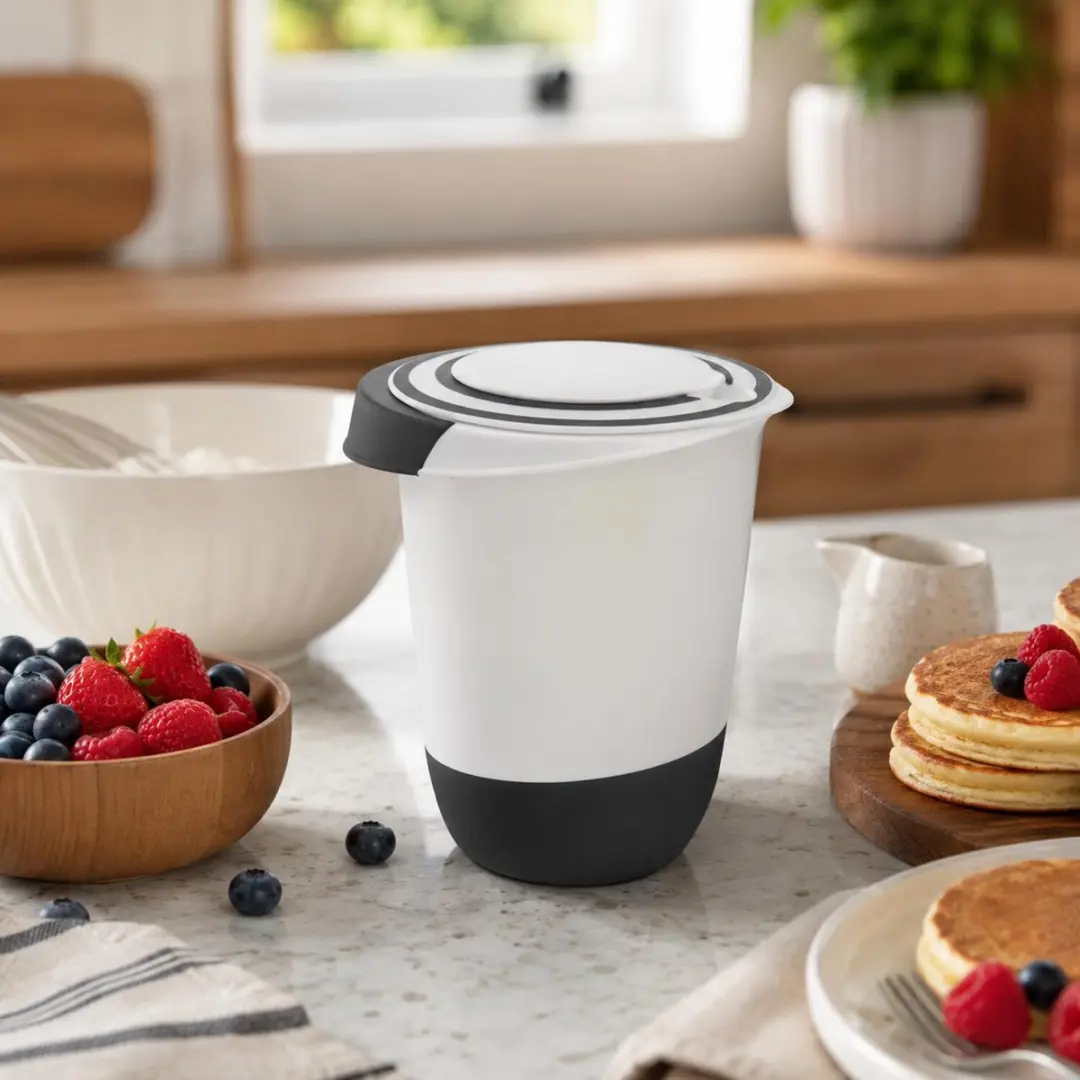 Excellent Houseware Beslagkom 1500ml - Zwart