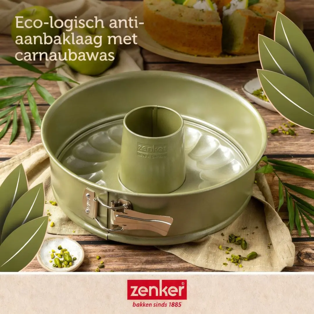 Zenker Green Vision Cake- en Savarinvorm 26 cm