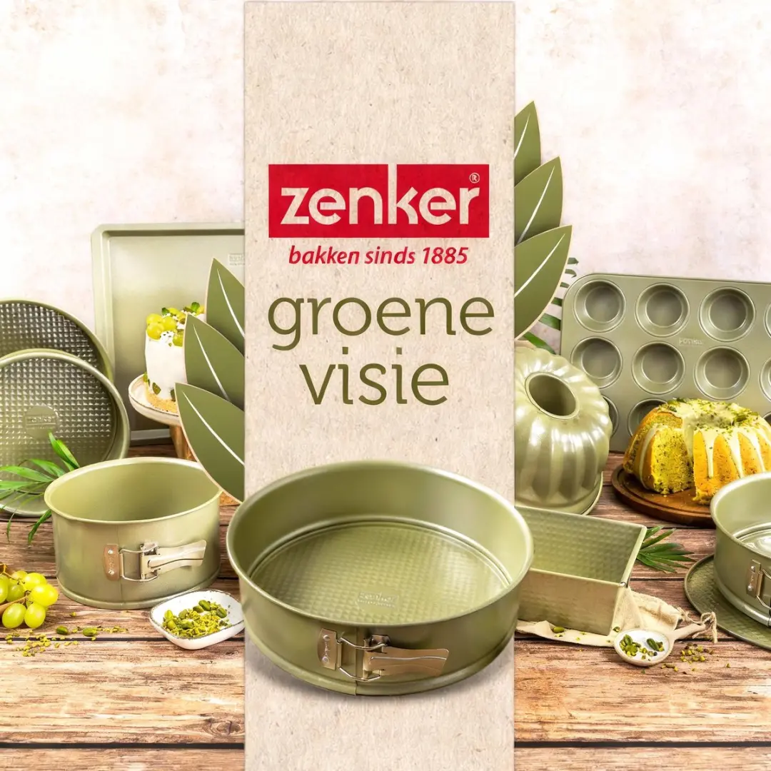 Zenker Green Vision Cake- en Savarinvorm 26 cm
