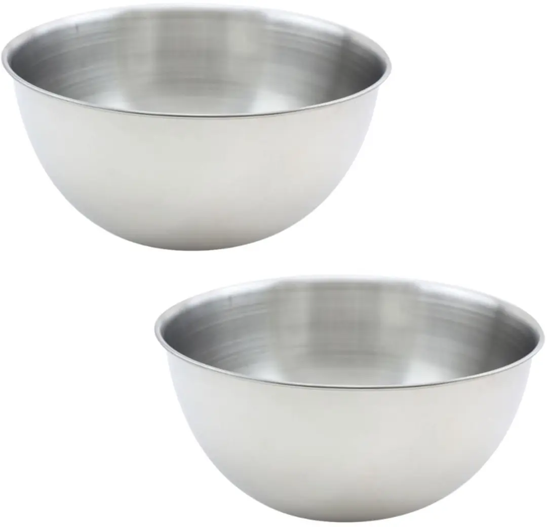 Fackelmann Basic RVS Mengkommen Set 2x Ø20,5cm