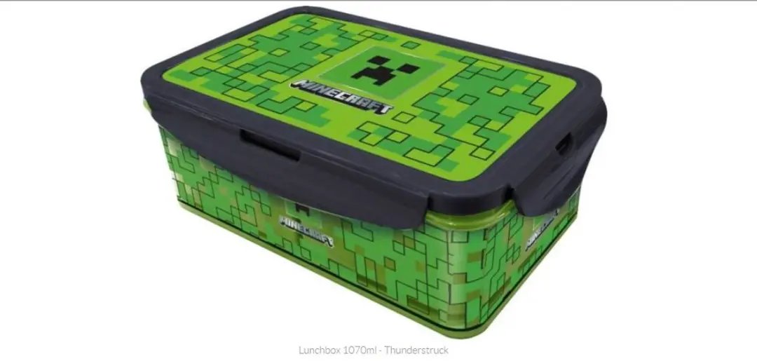 Minecraft Thunderstruck Lunchbox