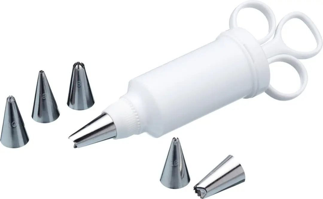 KitchenCraft Glazuur Spuit met Spuitmonden