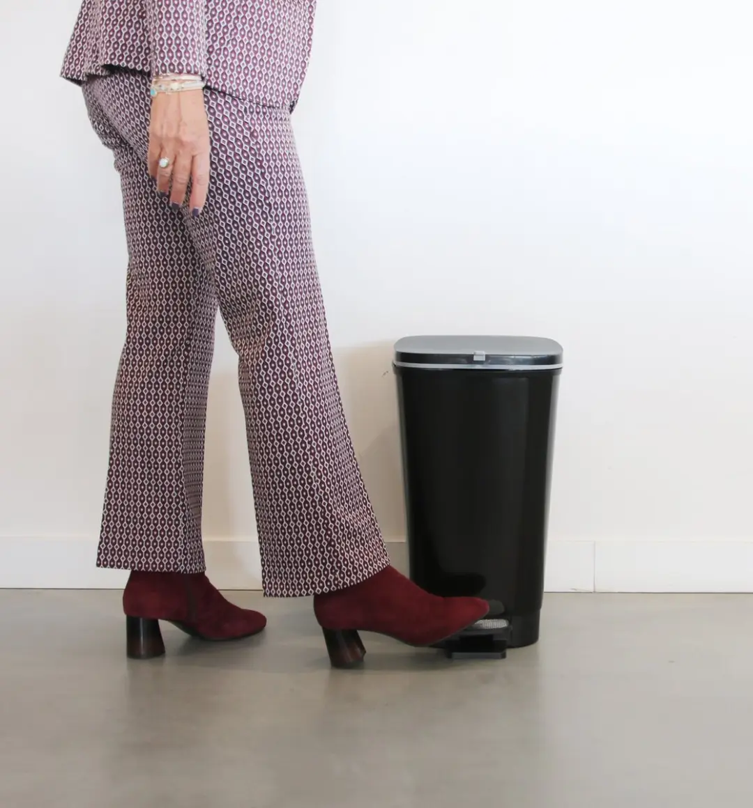 KIS Chic Bin Prullenbak M 30L - Mat Zwart