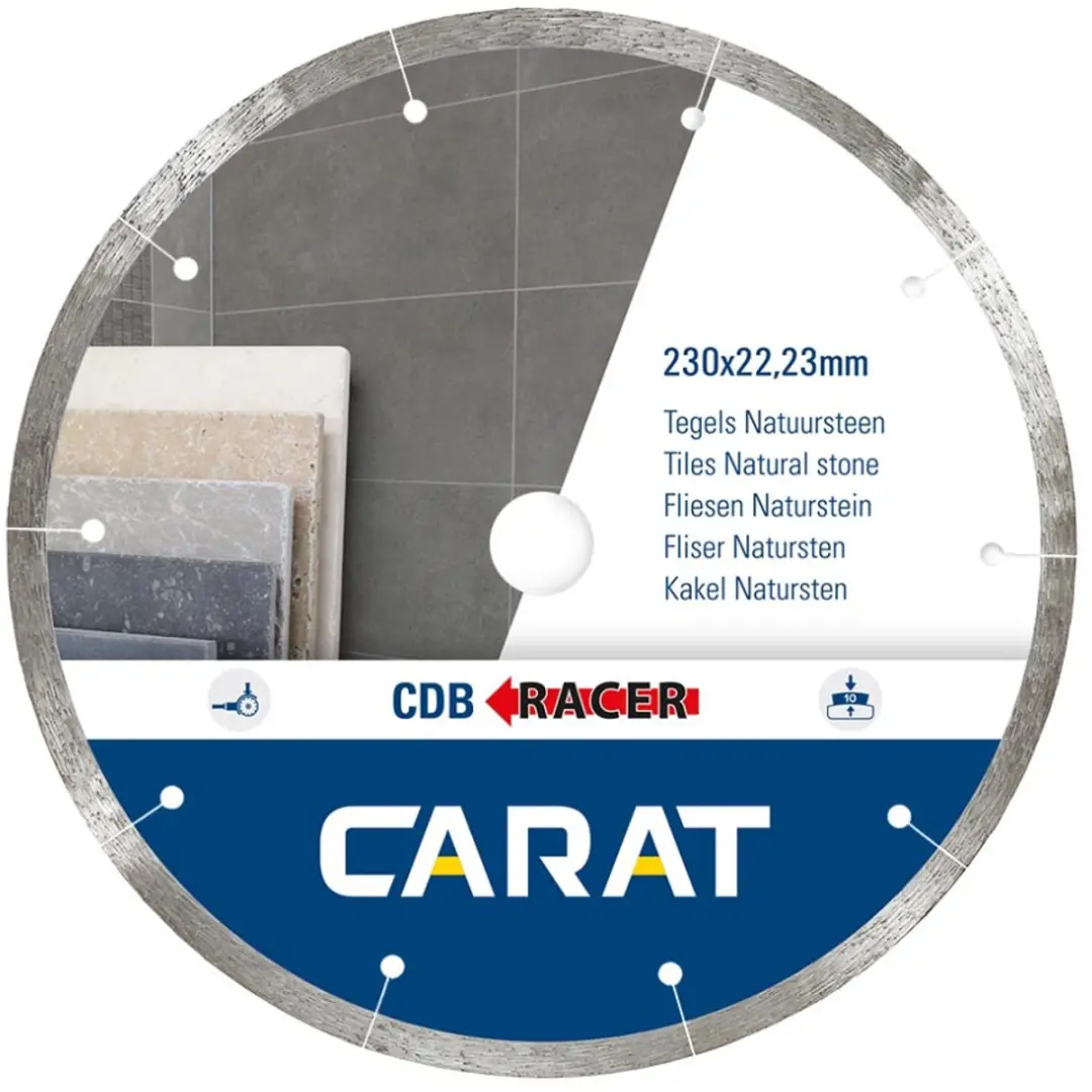 Carat CDBM230300 Diamantschijf Natuursteen/Tegels 230x22,23mm