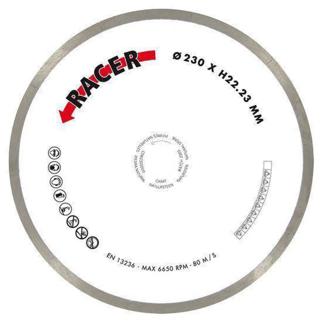 Carat CDBM230300 Diamantschijf Natuursteen/Tegels 230x22,23mm - afbeelding 6 van 6