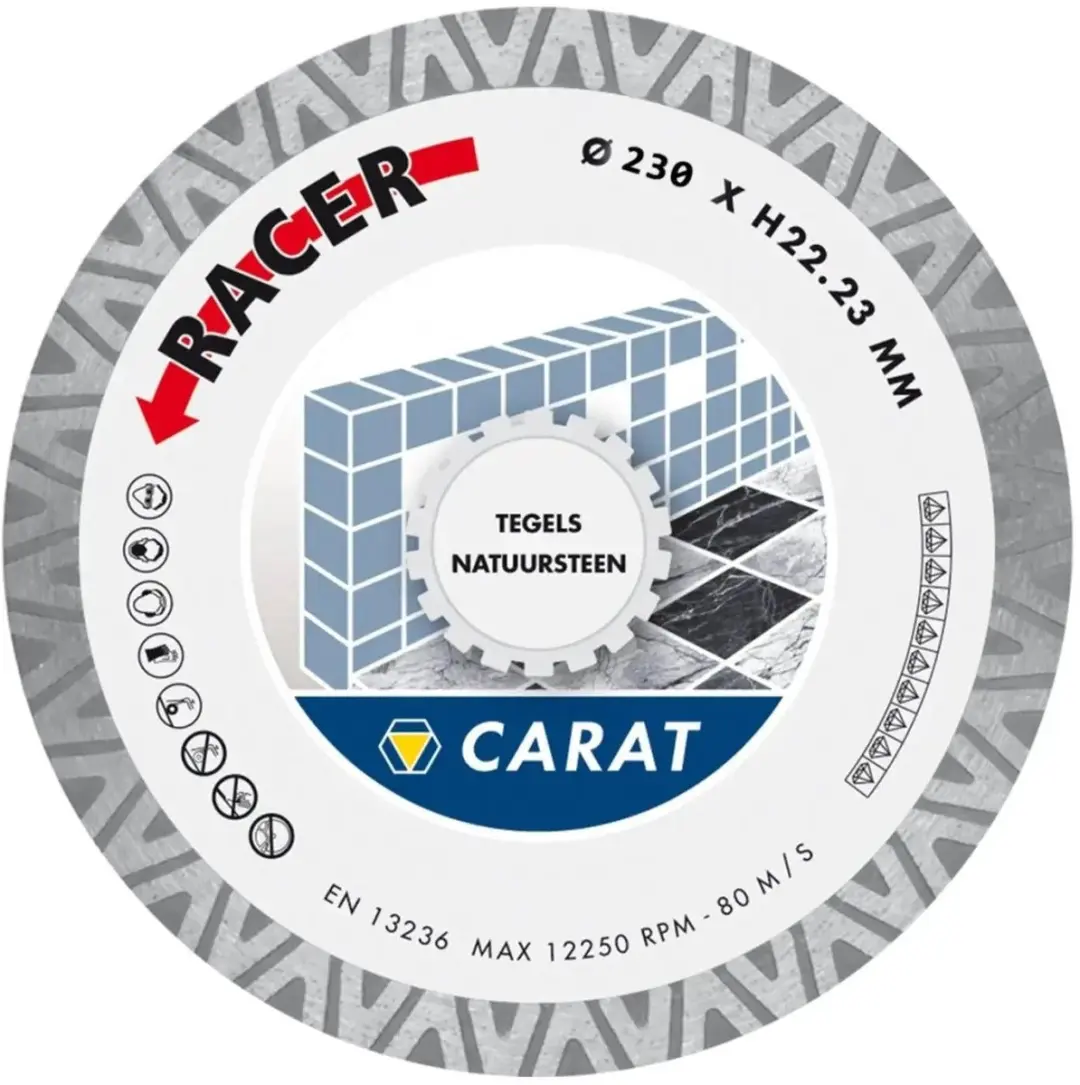 Carat CDBM230300 Diamantschijf Natuursteen/Tegels 230x22,23mm