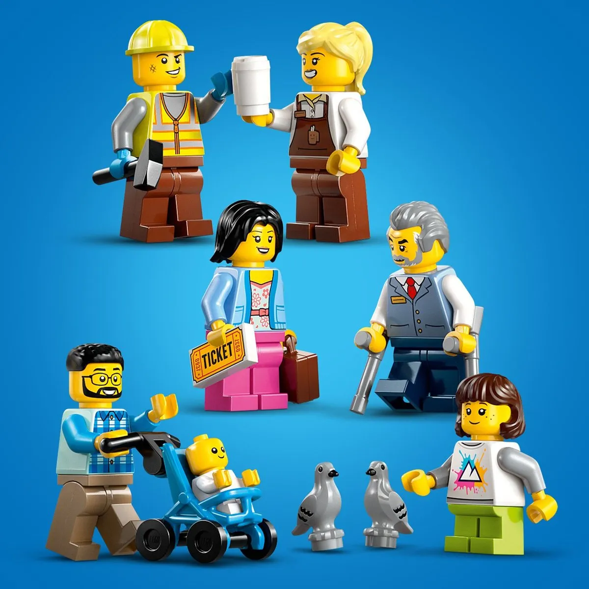 LEGO City Centraal Station 60469 - 752 Stukken - 6 Minifiguren
