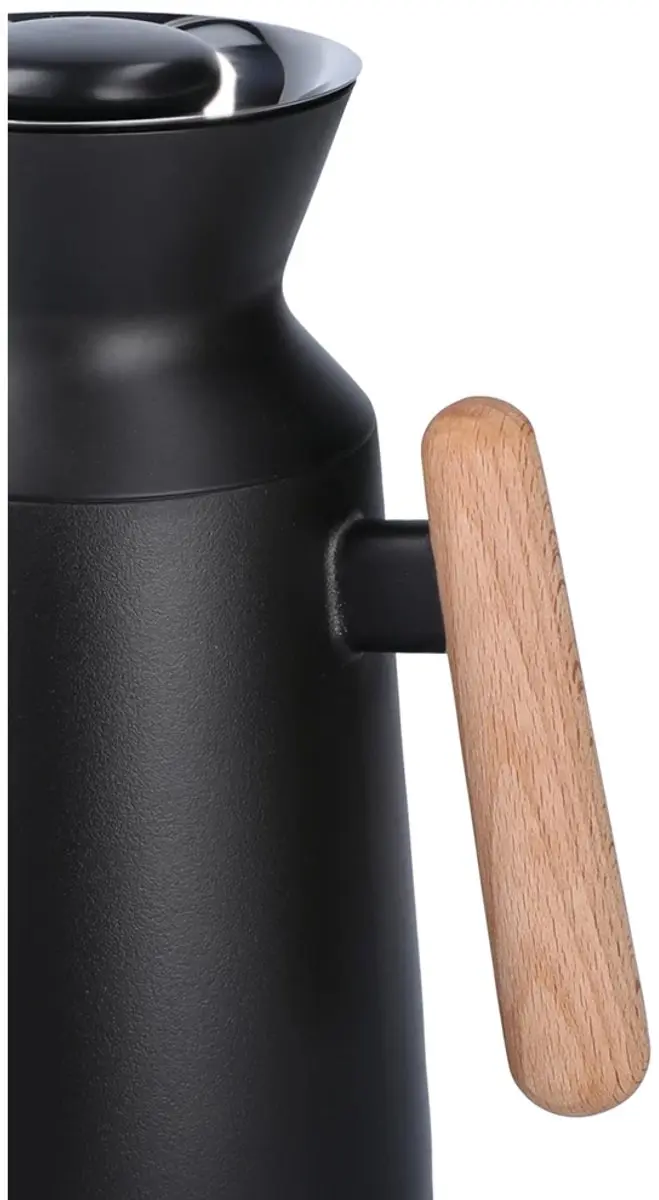 Rosendahl Kitchen Thermos 1L - Zwart/Hout