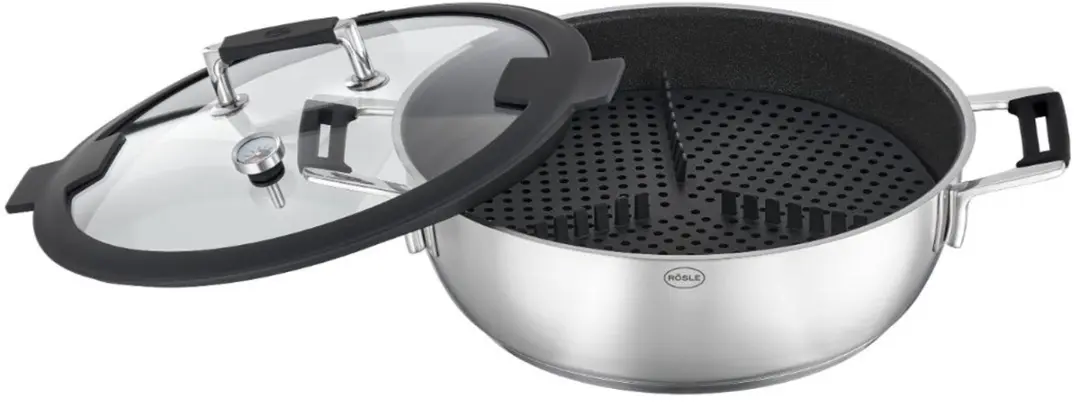 Rösle Aroma Stoompan 28cm ProResist Non-Stick - Zilver