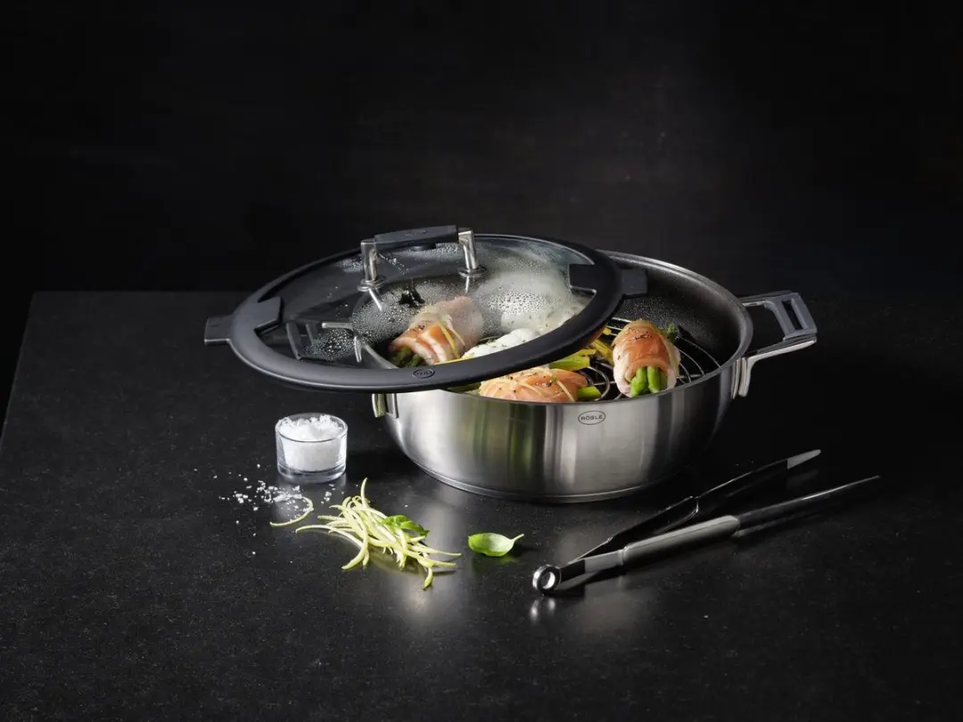 Rösle Aroma Stoompan 28cm ProResist Non-Stick - Zilver