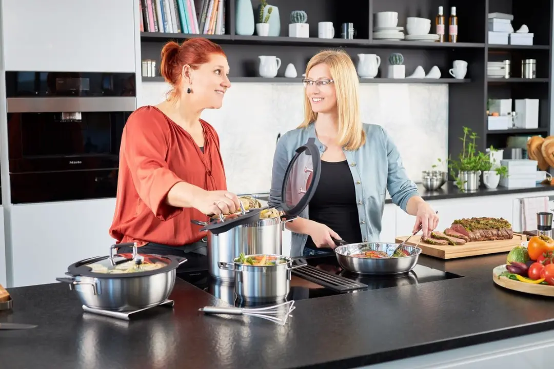 Rösle Aroma Stoompan 28cm ProResist Non-Stick - Zilver - afbeelding 6 van 6
