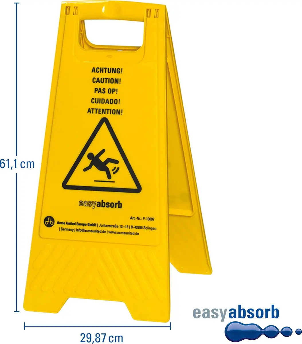 Westcott Waarschuwingsbord Natte Vloer AC-P10007