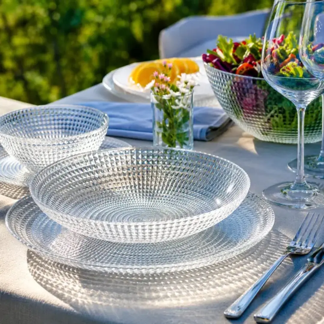 Pasabahce Generation Dinerborden Set - 6 Stuks - Ø21,5cm - Transparant