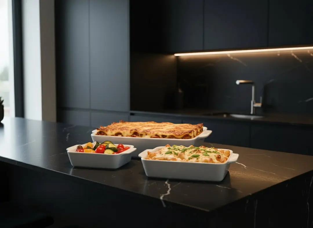Cookinglife Ovenschalen Set 3-delig - 0,7/1,8/3,5L Wit - afbeelding 2 van 4