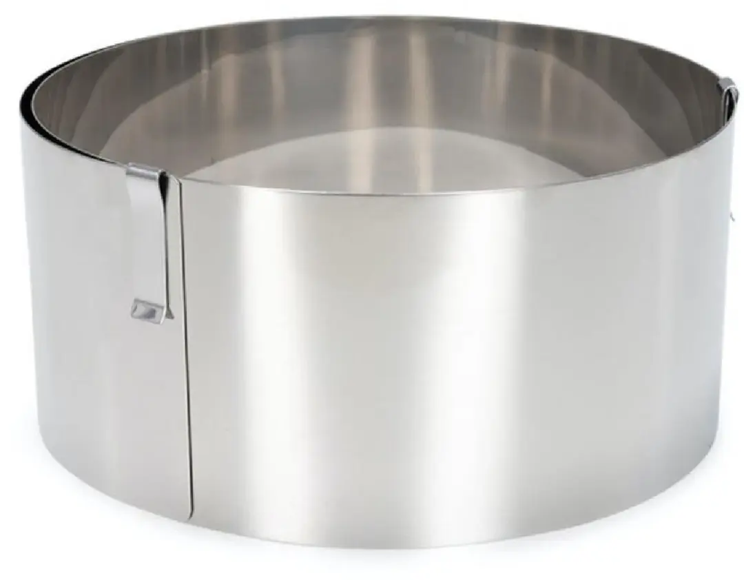 Patisse Taartring Verstelbaar 18-30cm RVS