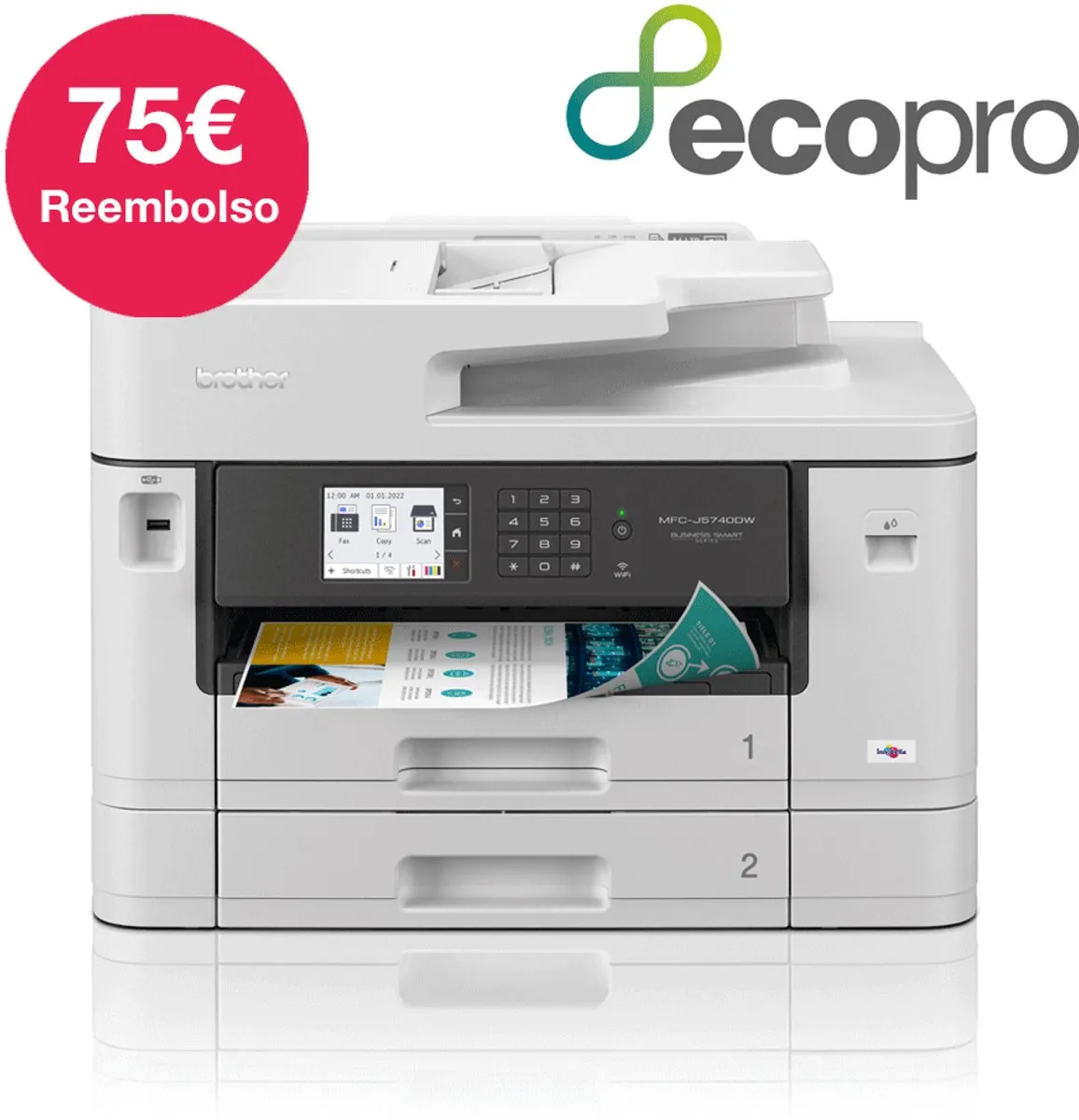 Brother MFC-J5740DW A3 Inkjetprinter - Wit