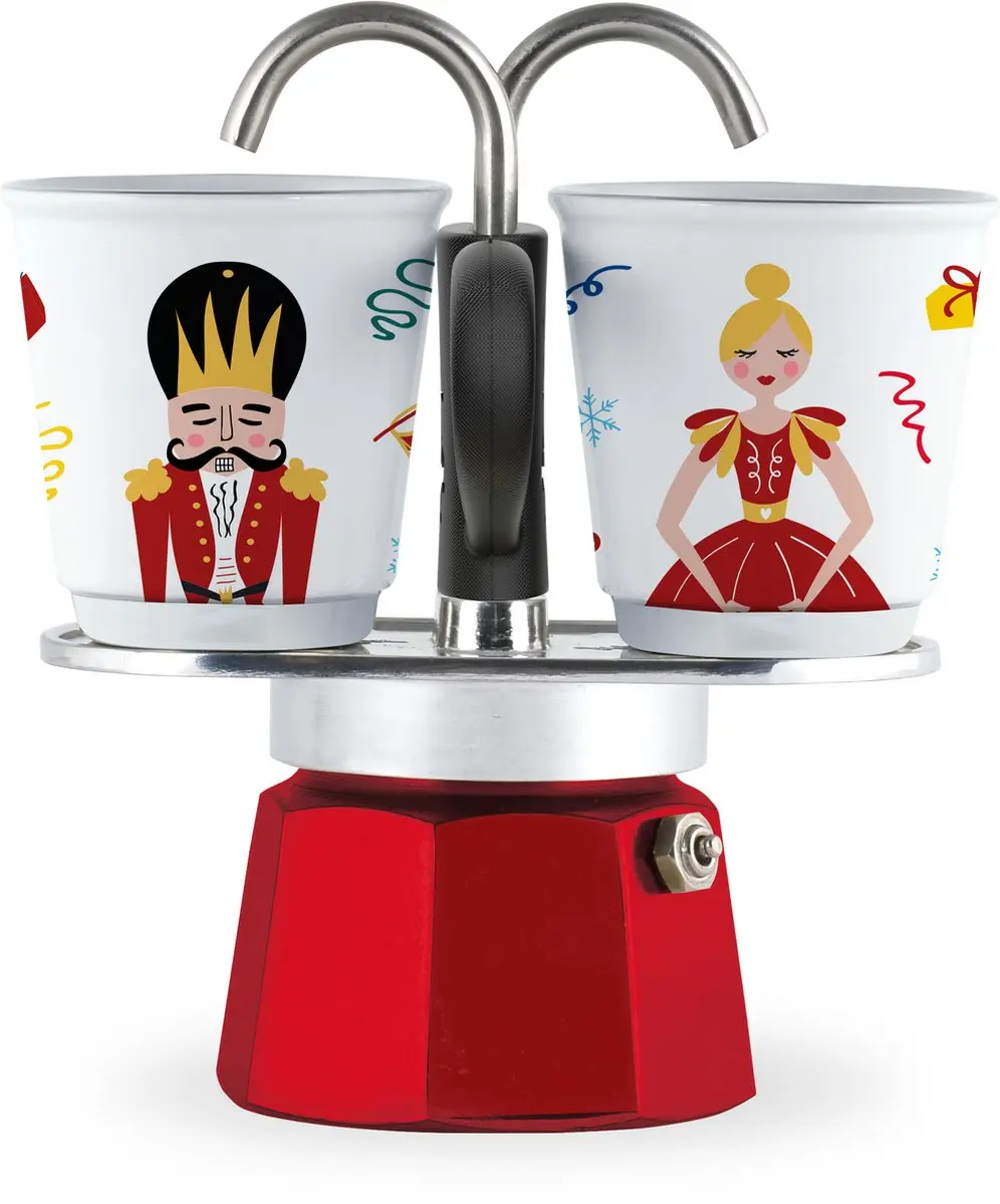 Bialetti Mini Express Nutcracker 2 Koppen Espressoset